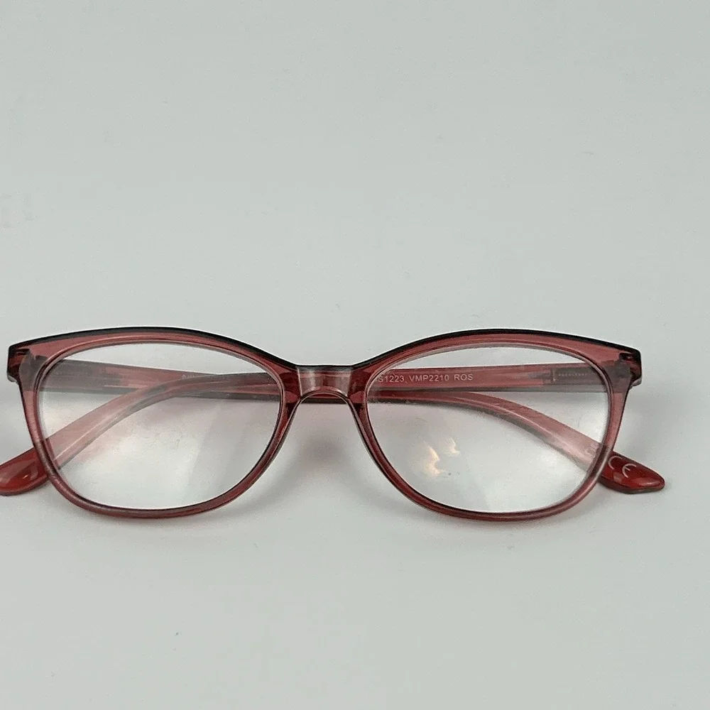 Nine West NS1223 Womens Eyeglasses Frame Rose Plastic Full Rim 52-17-141 mm